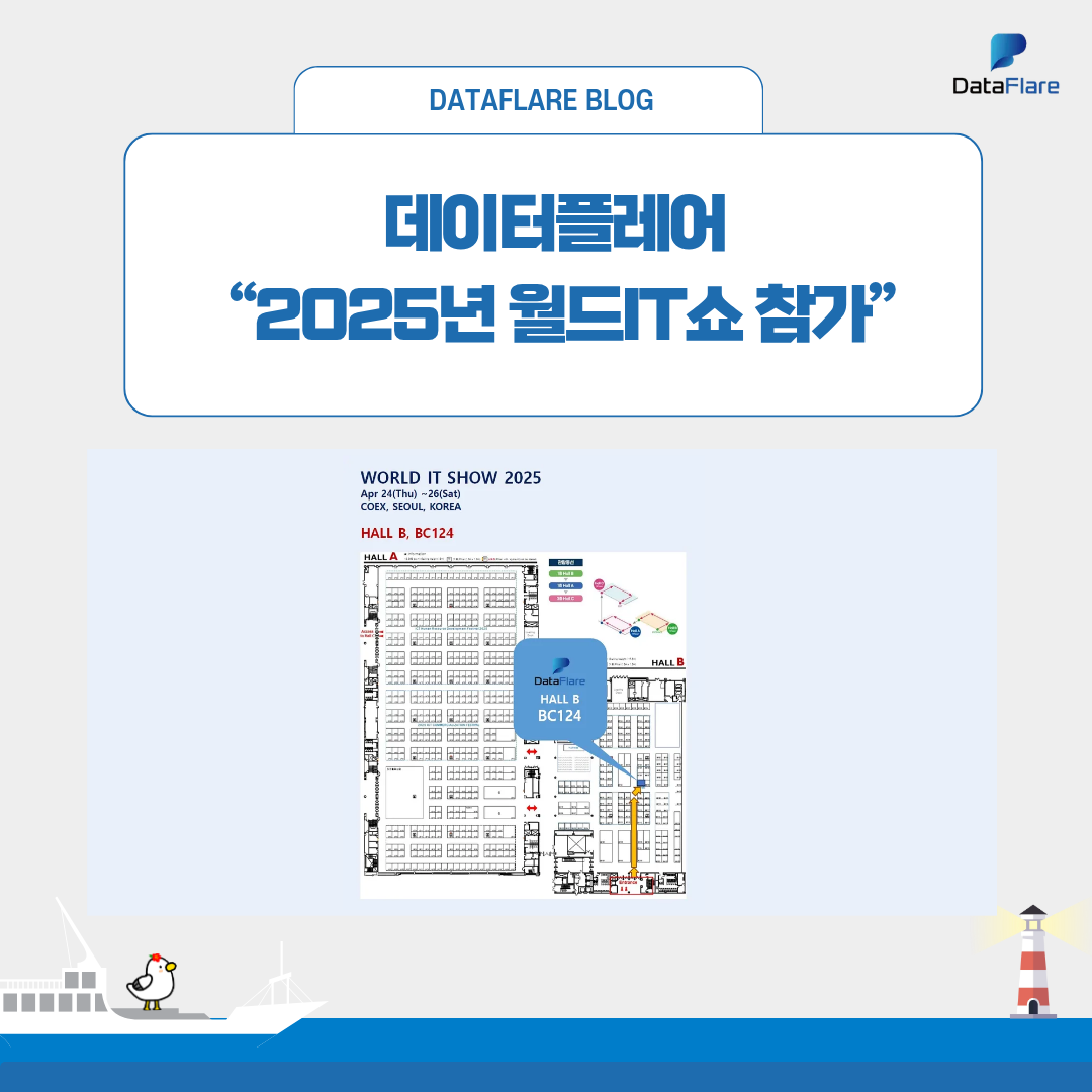 데이터플레어 “2025년 월드IT쇼 참가” 